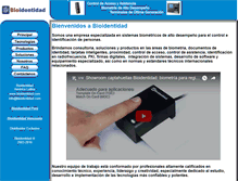 Tablet Screenshot of bioidentidad.com